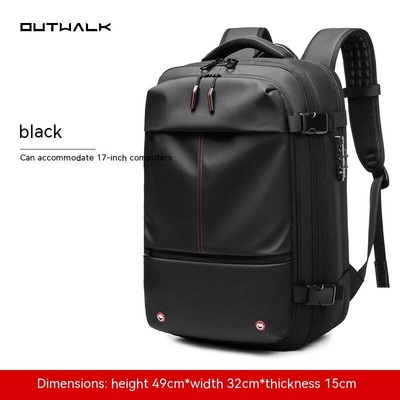 Travel Backpack Men's Business Multifunction Computer Bag Vacuum Compression