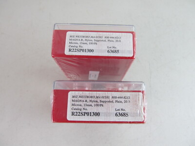 QTY=200 Nylon Hydrophilic Membrane Filters R22SP01300 MAGNA-R 20 micron 13mm