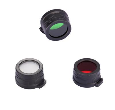 Nitecore 40mm Red Green Filter Diffusor for MH25 EA41 SRT7GT P25 NFR40 NFG40
