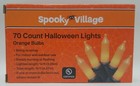 Spooky Village 70 Count Halloween Lights, Orange Bulbs