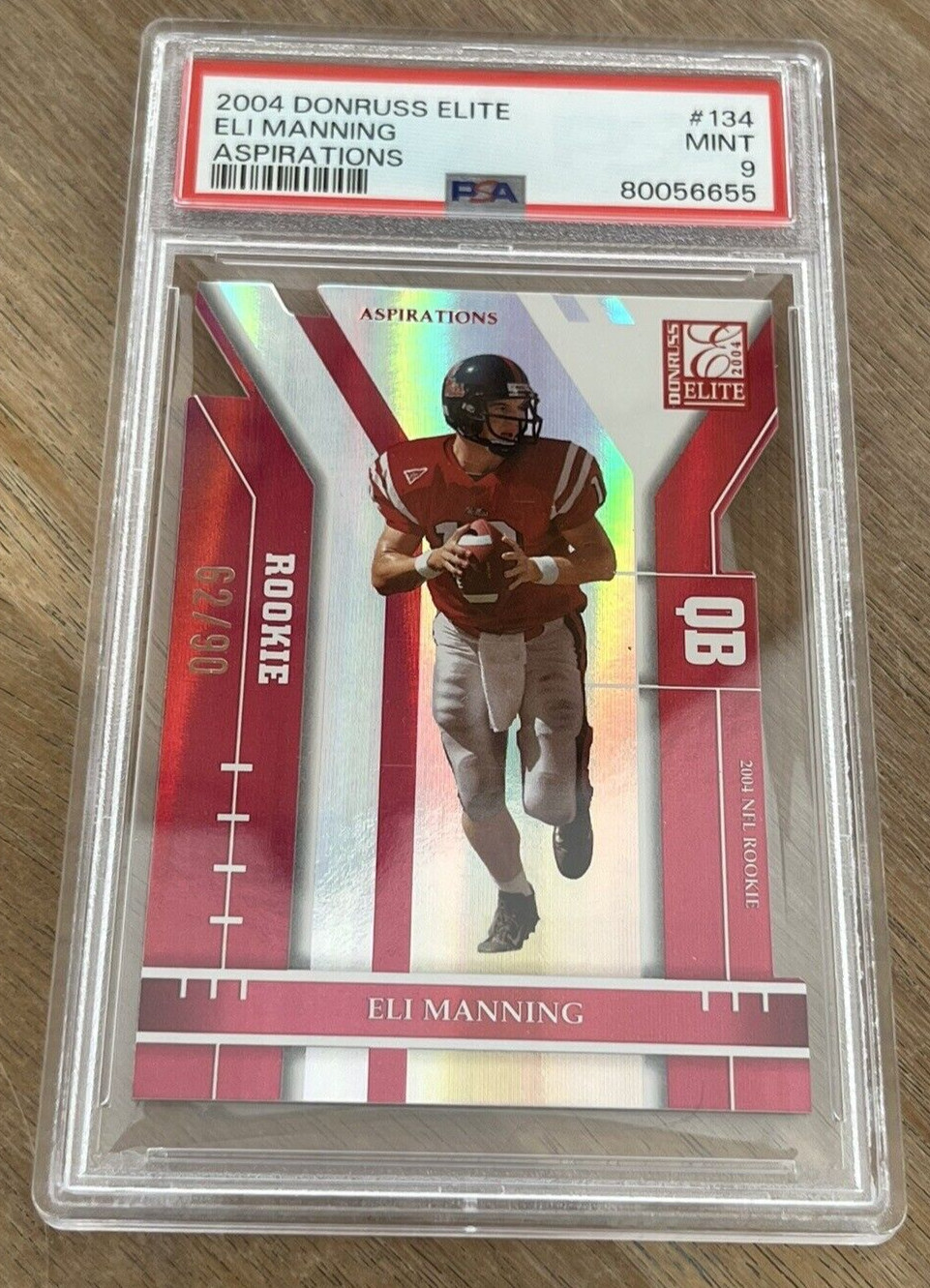 Eli Manning Donruss Elite #134 Aspirations
