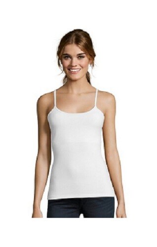 white camisole with built in bra