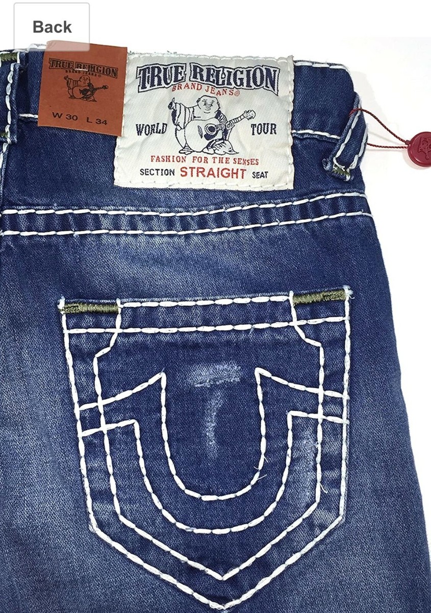 True Religion straight デニム　W32 Brand New True Religion Straight Jeans W32 L34 Made in USA