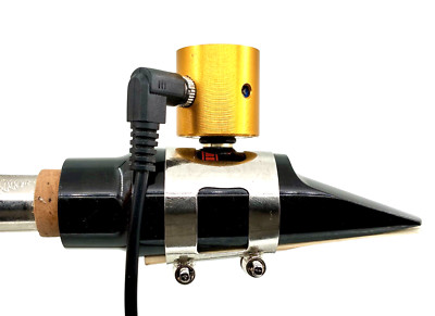 PiezoBarrel P7 Pickup w Bari Esprit Alto Sax mouthpiece with ligature and cap