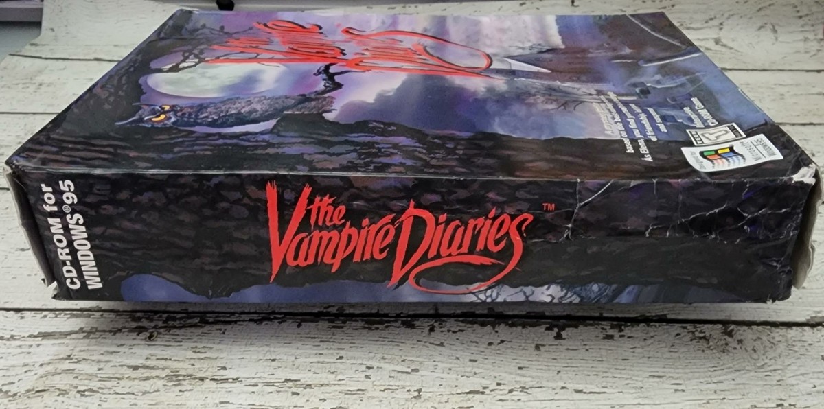Ultra RARE! The Vampire Diaries Big Box PC Game 1996 Her