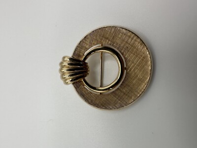 Last Vintage Gold Boucher Brooch 6854 3.6cm JB3 | eBay