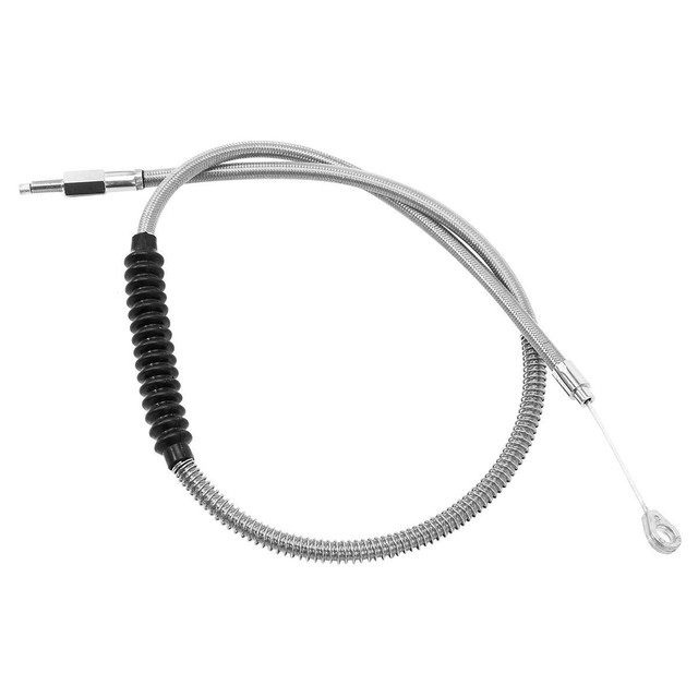 110CM 43.3" Braided Clutch Cable For Harley Road King Glide Street