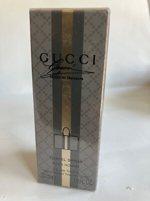 Gucci MADE TO MEASURE 1oz EDT Spray for Men, 100% AUTHENTIC, SEALED, VERY RARE