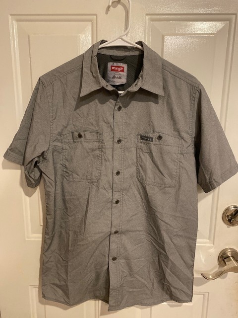 short sleeve gray shirt