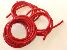 Silicone Vacuum Hose Kit - 3mm 4mm 5mm 6mm - 5ft Of Each - 4 Strands - Red
