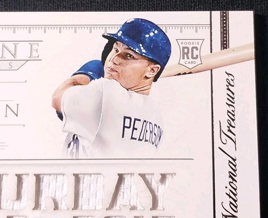 2015 National Treasures Joc Pedersen RC Timeline Materials #2 Rookie Relic /25 - Image 4 of 4