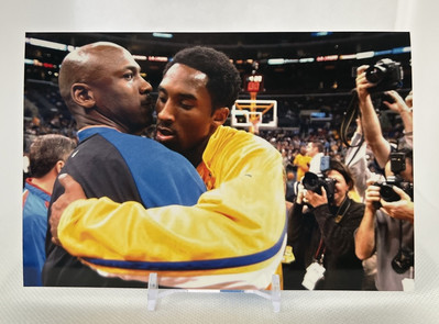 Michael Jordan Last Game Vs Kobe Bryant 4x6 Photo Iconic Image  