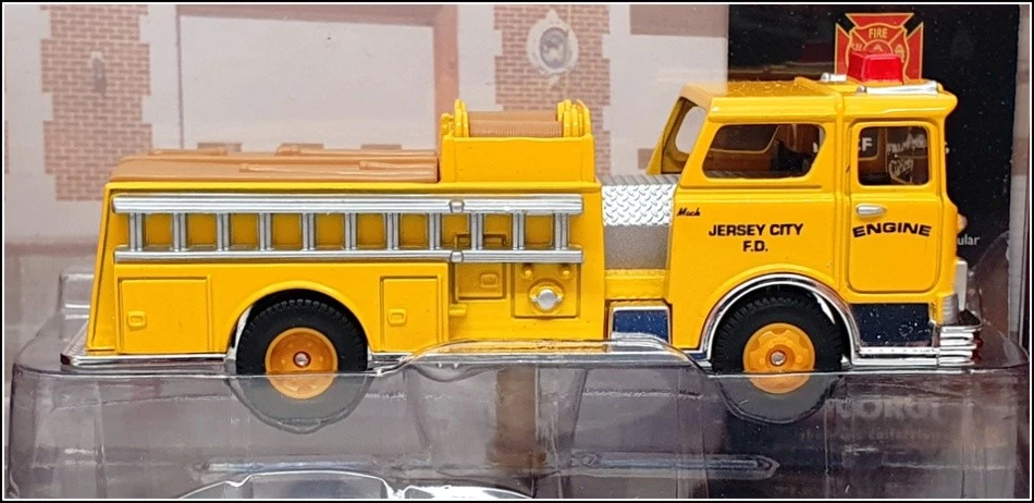Corgi Appx 10cm Long CS90082 - Mack CF Pumper Jersey City - Yellow - Image 3 of 4