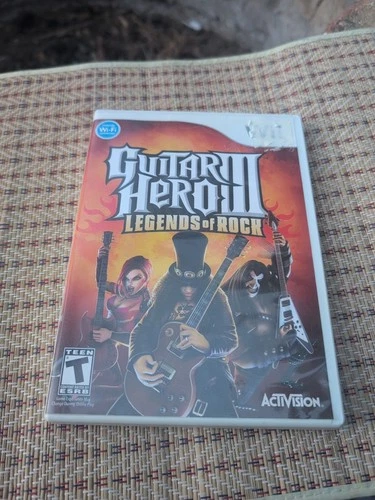 Guitar Hero III Legends Of Rock Wii Manual Included
