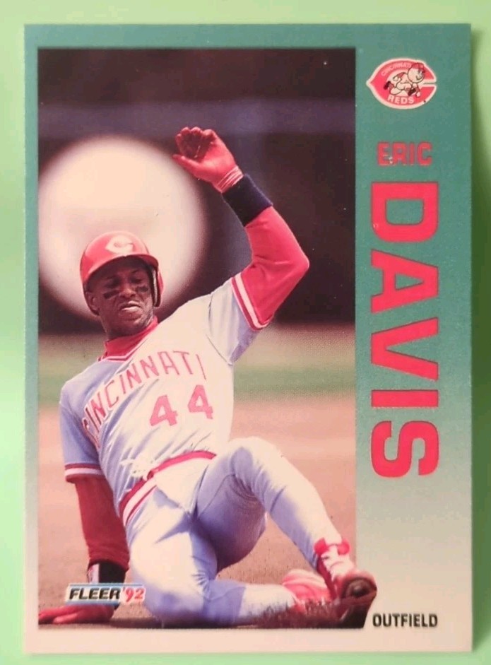 1992 Fleer - Eric Davis #403 - Cincinnati Reds