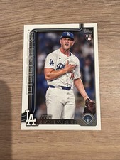 2025 Topps #384 Ben Casparius RC Los Angeles Dodgers