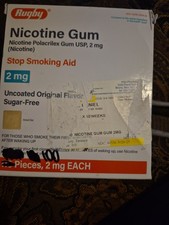 Rugby Uncoated Original Flavor Gum 2mg 70 Count Expiration 2027/12