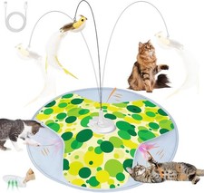 Interactive Cat Toy, Rechargeable Automatic Cat Toys for Indoor Cats, Motion Act