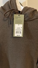 Goodfellow Co. Men's Textured Fleece Hooded Sweatshirt SMALL Brown New