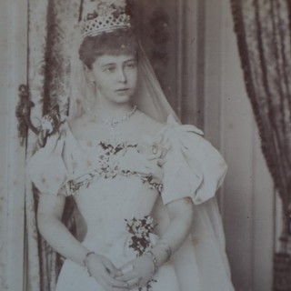 ROYAL FAMILY MEMBER GREAT RESEARCH PROJECT Original ROYALTY CABINET CARD 5x7" f