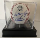 Jasson Dominguez & Anthony Volpe Autographed Baseball 2022 Futures Game Fanatics