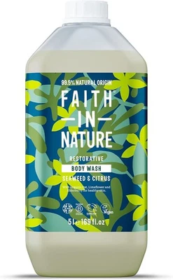 Faith in Nature Natural Seaweed & Citrus Body Wash 5 Litres Refill