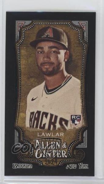 2024 Topps Allen & Ginter Mini Black Border Jordan Lawlar #99 0m4x