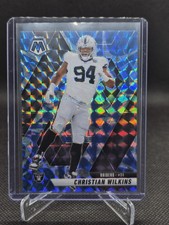 2025 Panini Mosaic Football - Christian Wilkins #170 Reactive Blue Prizm