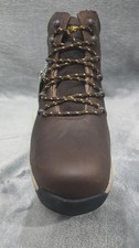 Apache Safety Boots Brown Leather Steel Toe Cap Size UK 9