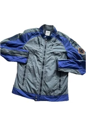 Diesel Jeans men’s Jacket medium Racing Stussy style Y2K 2000s Slim 21” x 25”