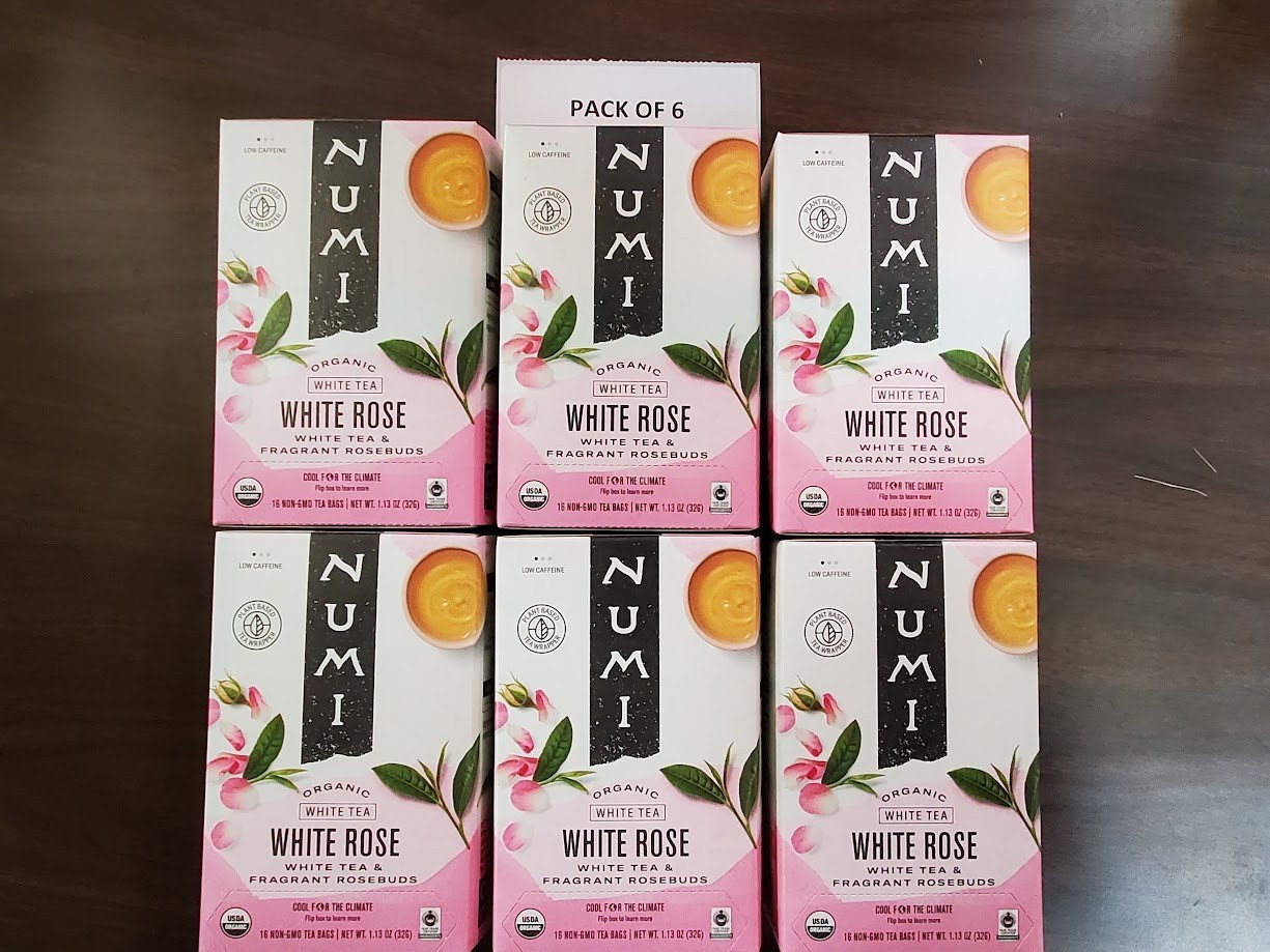 White Rose, 16 Count Box Of Tea Bags (pack Of 6) White Tea
