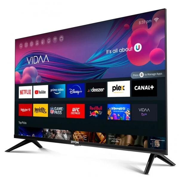 Dyon Smart 40 VX-2 101,6 cm [40] Full HD Smart TV Wi-Fi Nero 250 cd/m² (Dyon Sma