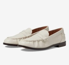 Madewell The Nye Penny Loafer Pale Oyster White Womens Size 9.5