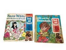 45 Children’s Record Book Snow White And The Seven Dwarfs Jack And The Beanstalk