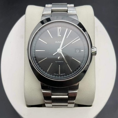 Rado Black Dial D-Star R15513153 Men'sWatch Automatic 38*41mm Date Striped scale