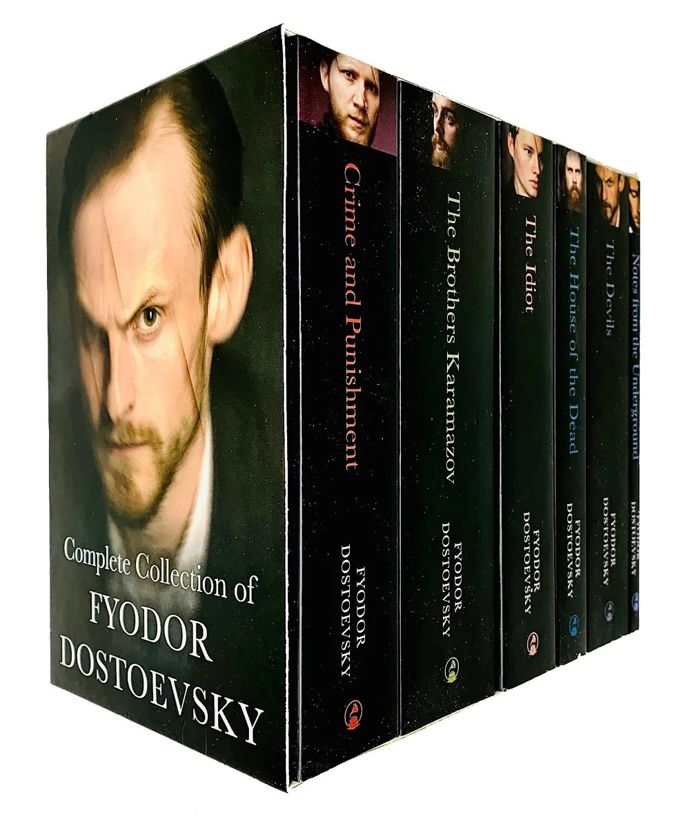 Classic Editions Fyodor Dostoevsky 6 Books Collection Set - Crime And Punishment, The Brothers Karamazov & More - Paperback Classic Russian Literature - Image 4
