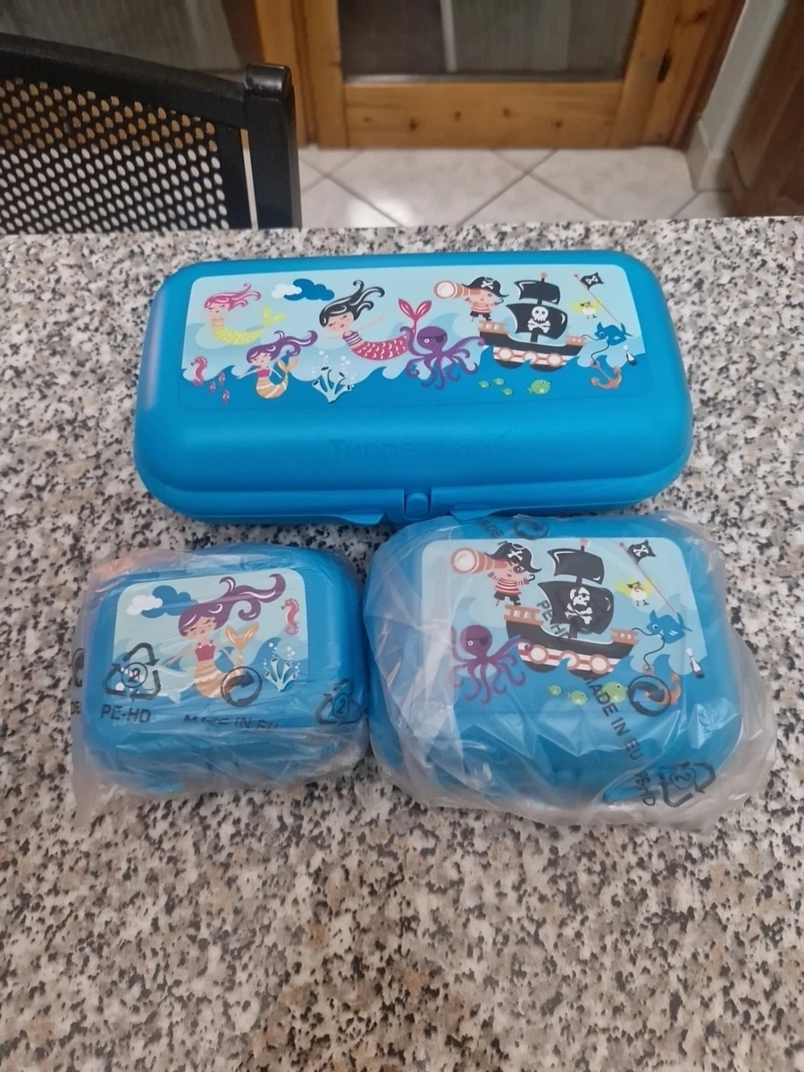 Tupperware Snack&Go to Go A198 Soup&Go + Cucchiaio Snack Frutta 600 ml Arancione Turchese 11296