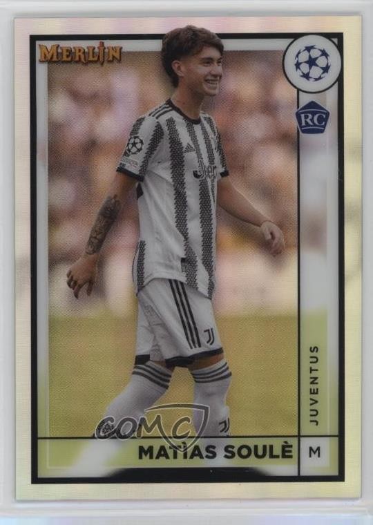 2022-23 Topps Merlin UEFA Club Competitions Refractor Matias Soule #80 1i7m