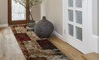 Transitional Leaf Multi Area Rug 6x9 Casual Square Vines - Approx 6'7" x 9' 10" — photo 2