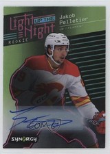 2023-24 Synergy Light Up The Night Rookies Green 52/99 Jakob Pelletier Auto 0cv