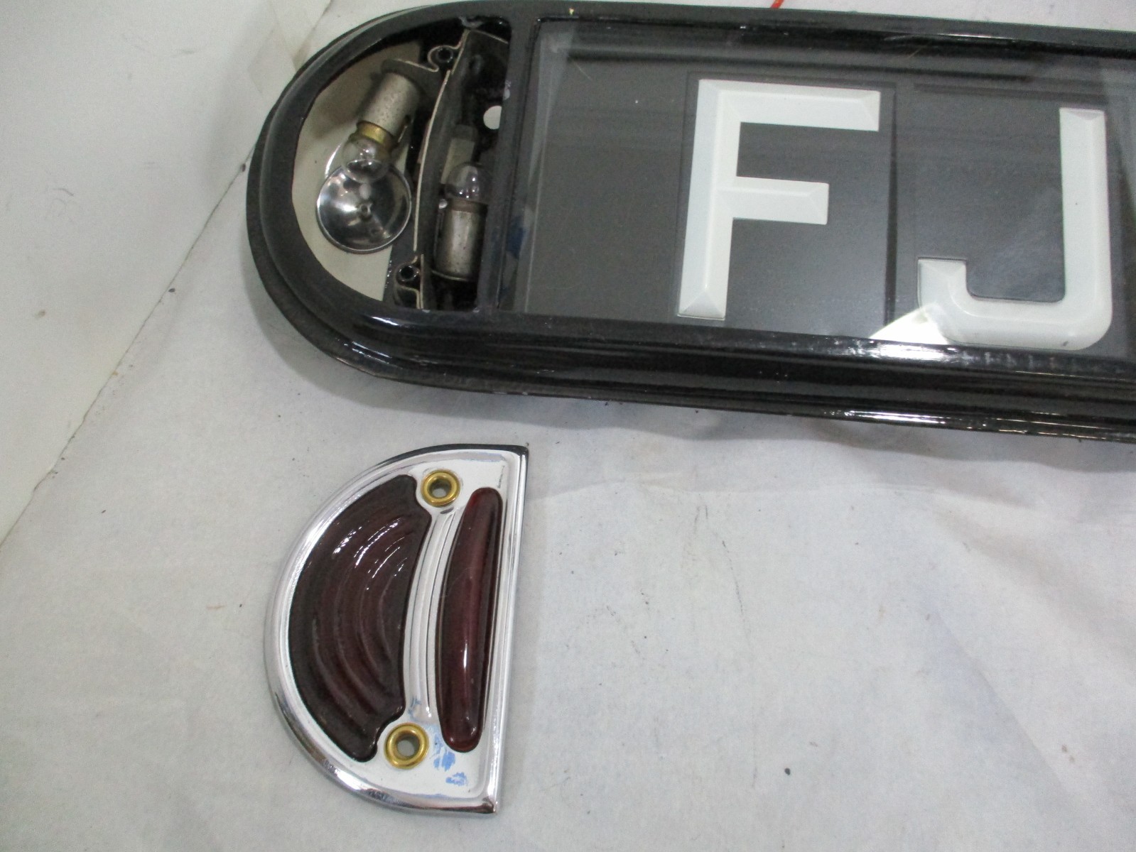 Ace rear number plate set for Rolls-Royce, Bentley Jaguar & English cars
