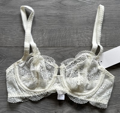 Simone Perele Karma Half Cup Bra - Natural - UK 32C - BNWT