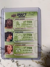 Steph Curry , James Harden Rubio Rookie /50 Ssp Rc Rare Legends Ud Draft Edition