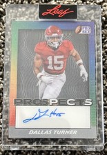 2024 Dallas Turner Pro Set Prospects Rookie Auto