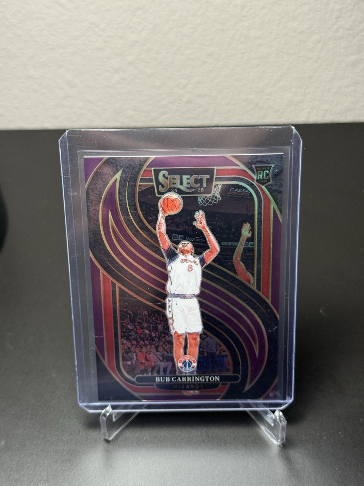 2024-25 Panini Select - Premier Level Bub Carrington /99 Purple