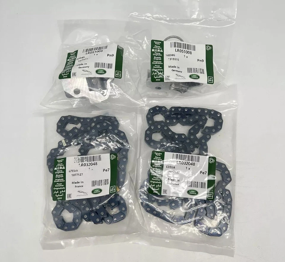 For Land Rover LR4 Range Rover Jaguar 3.0L 5.0L V8 V6 DOHC TIMING CHAIN KIT NEW Foto 4 de 4