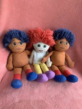 Vintage Toys Tv Dolls X 3  Soft Toy Rag doll Productions 1993 11” ( No Clothes)