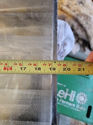 KAISER aluminum plate 6061-T651  3/4'' X 19'' X 13'' Made In USA