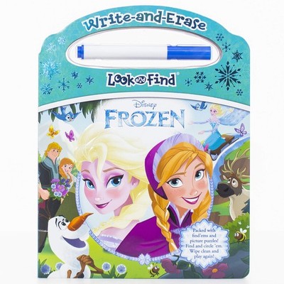 Disney Frozen Write and Erase Look and Find Wipe Clean Learning Board PI Kids