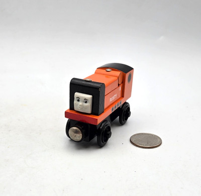 Thomas & Friends Wooden Railway Train Tank Engine - Rusty - EUC - 2003